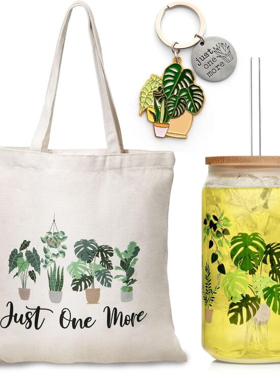 Other - Plant Lover Gifts for Women, Plant Lady Tote Bag 16oz Just One More Iced Coffee